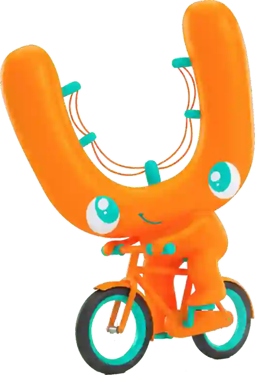 بريدجي يقود الدراجة